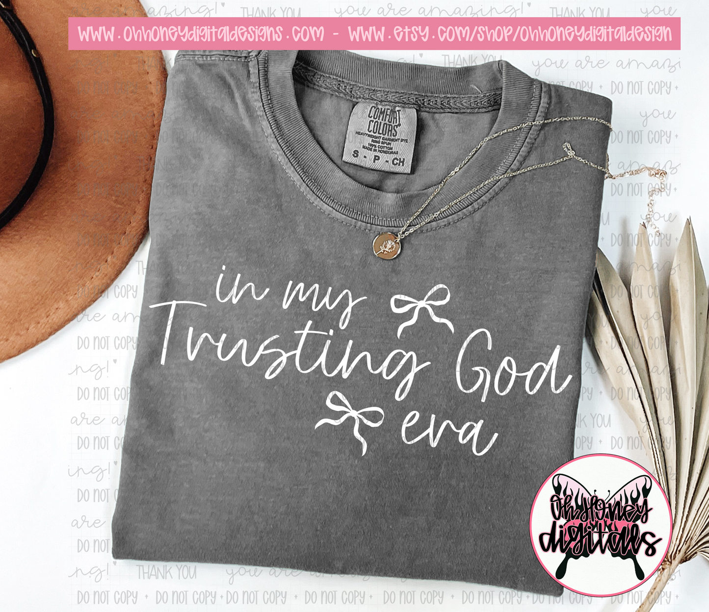 In My Trusting God Era - Black & White Version Included - PNG FEBRUARY 2025