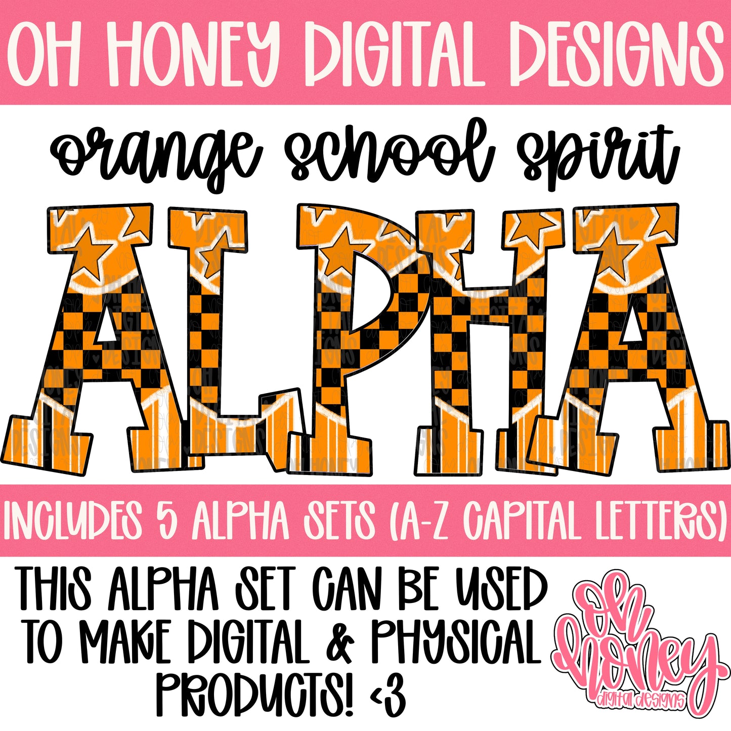 Orange School Spirit Alpha