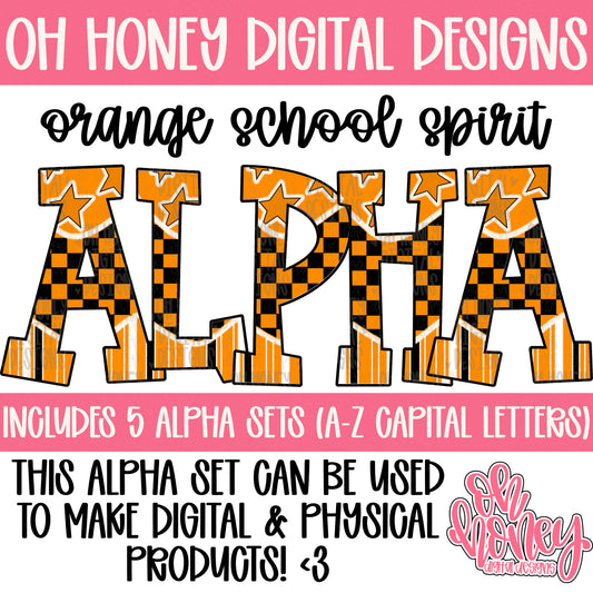 Orange School Spirit Alpha