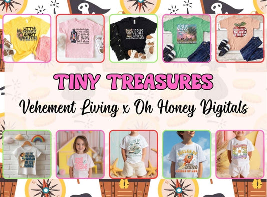 Tiny Treasures Collab - Oh Honey Digitals x Vehement Living