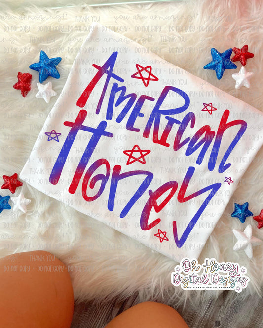 American Honey - Red/Blue - PNG - JULY 2025