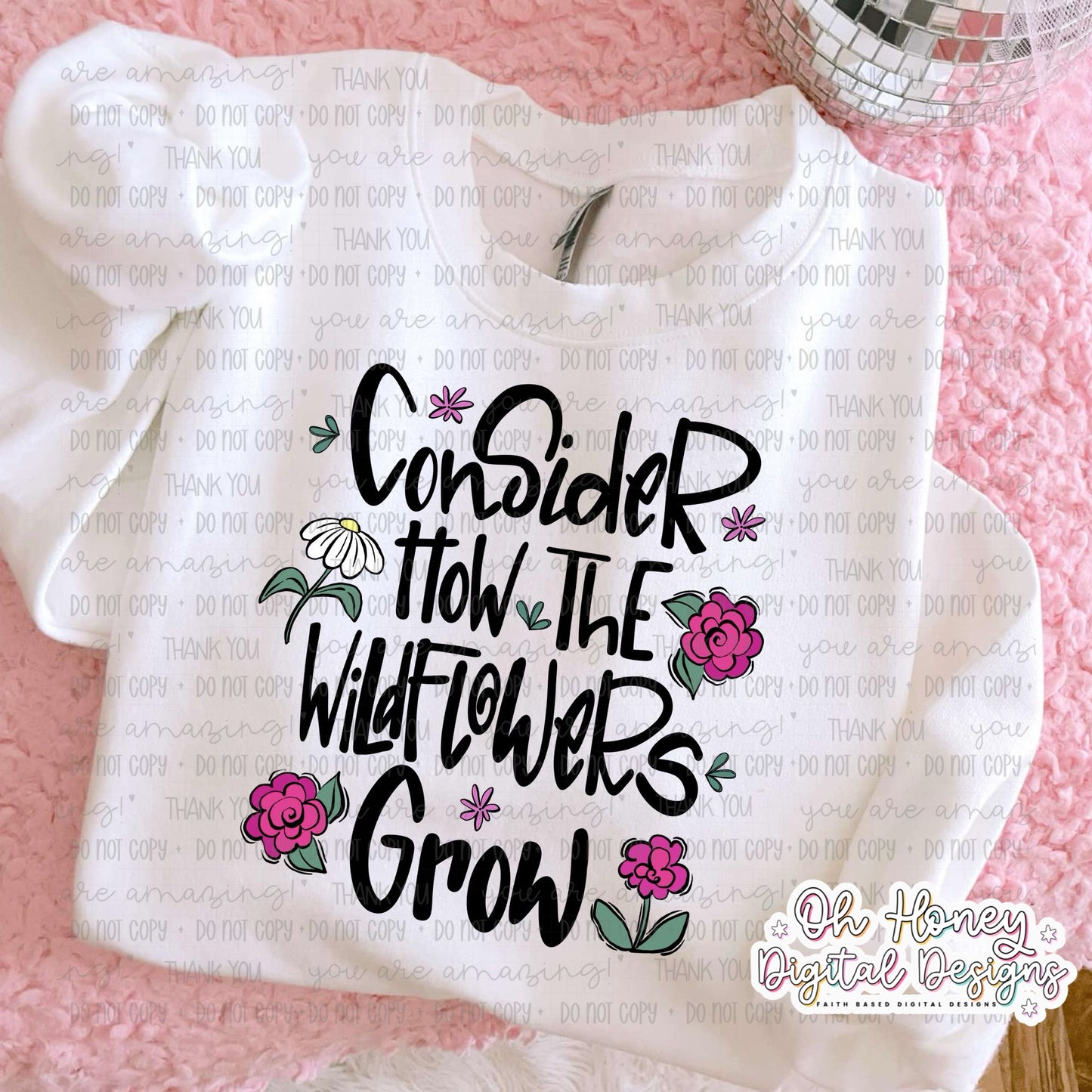 Consider How The Wildflowers Grow - PNG - JULY 2025