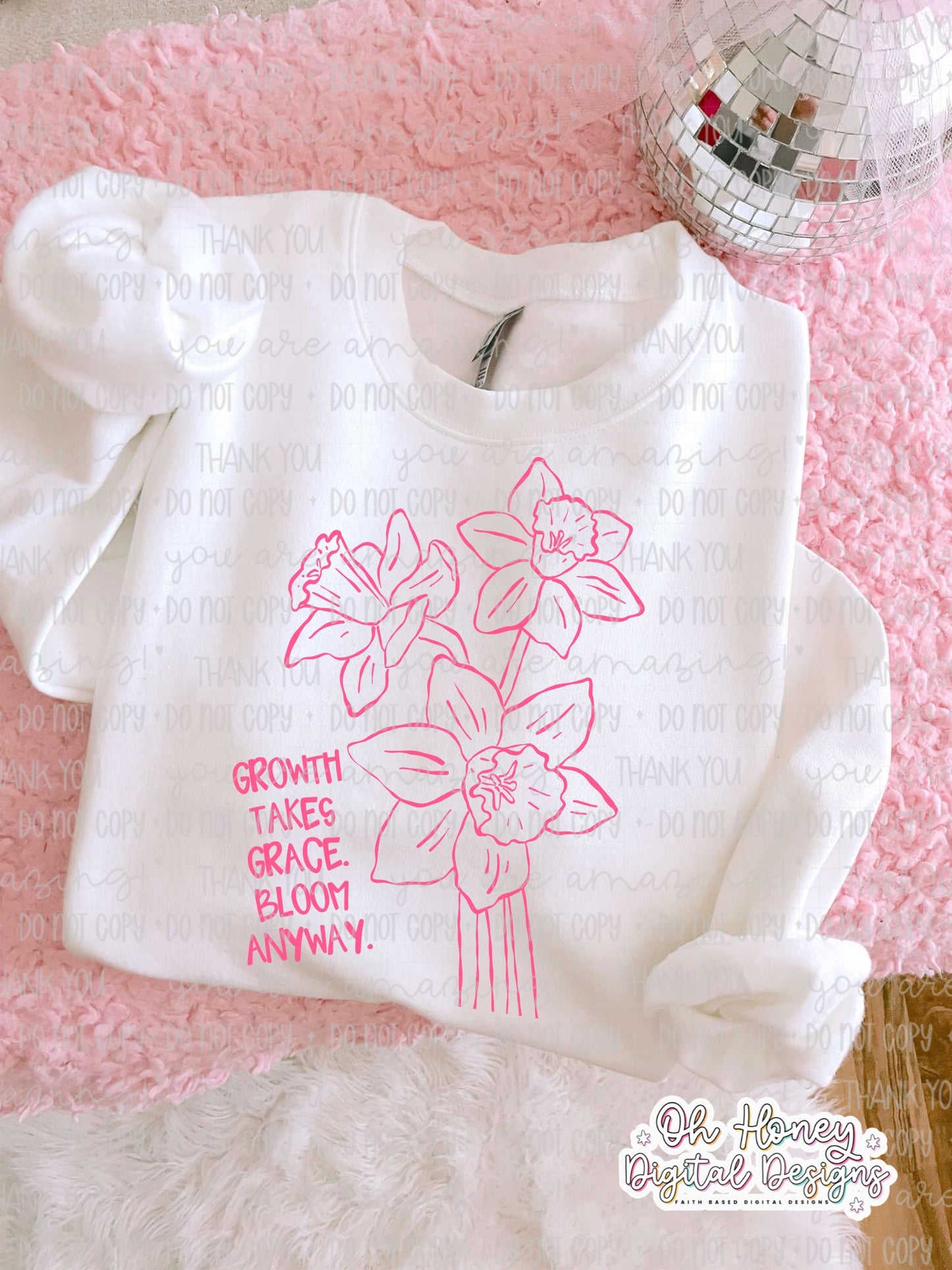 Growth Takes Grace - pink - PNG - JULY 2025