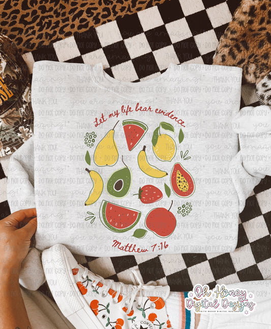 Let My Life Bear Evidence - PNG - JULY 2025