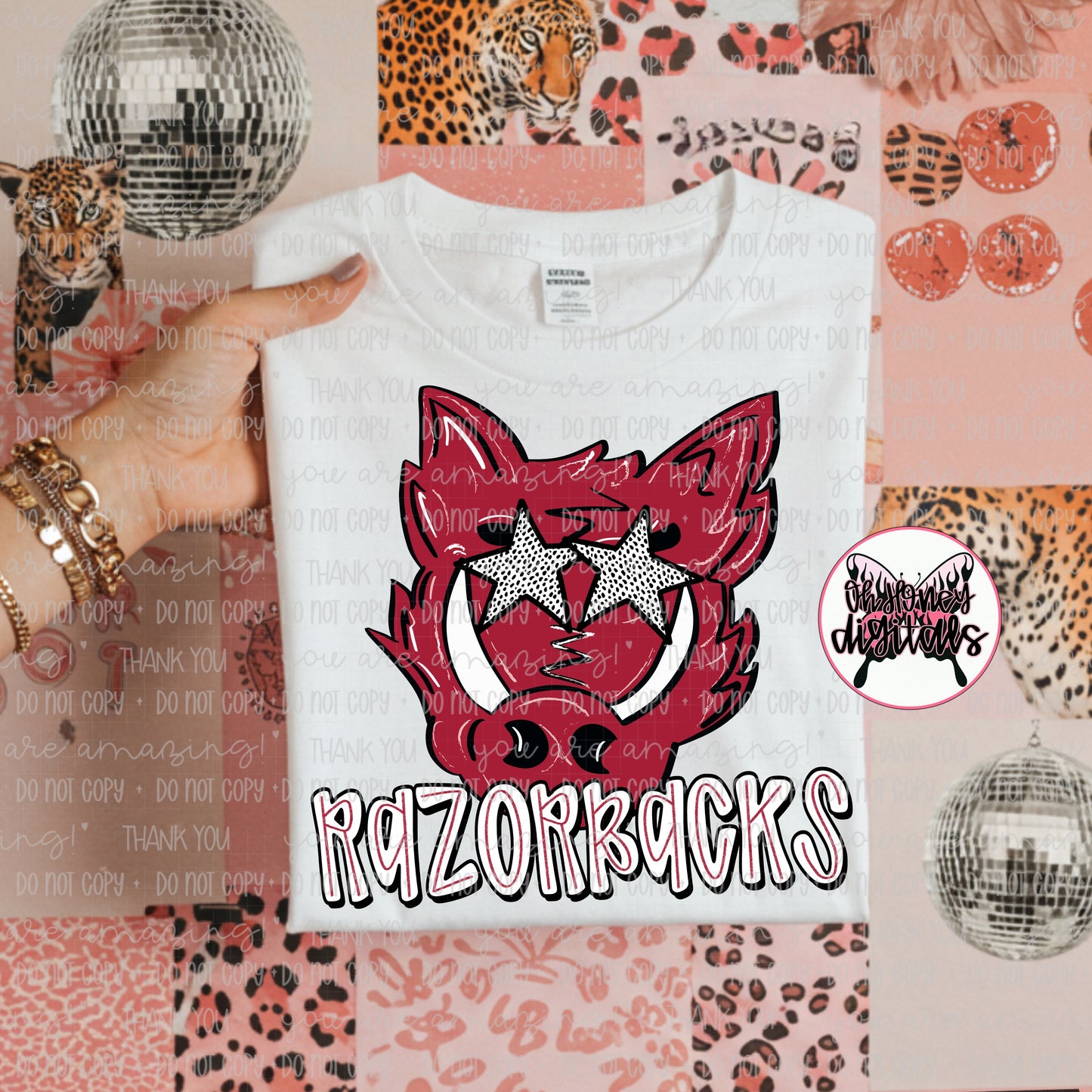 Razorbacks - Mascot - PNG MARCH 2025