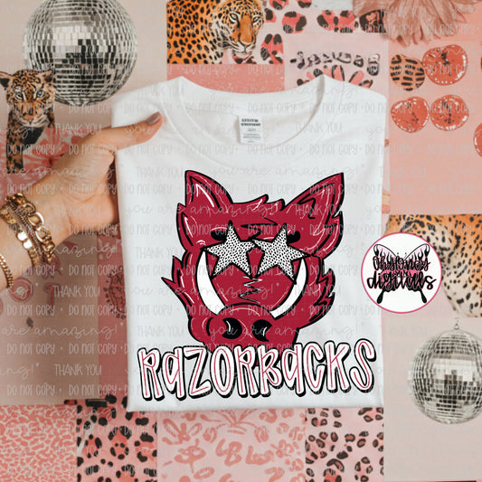 Razorbacks - Mascot - PNG MARCH 2025