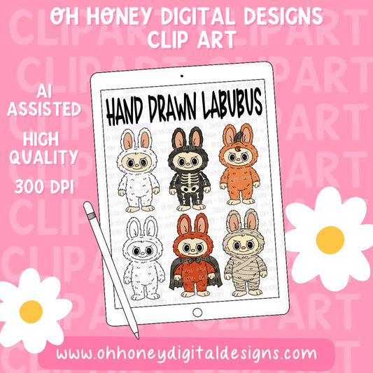 Creepy Doll Clipart Bundle