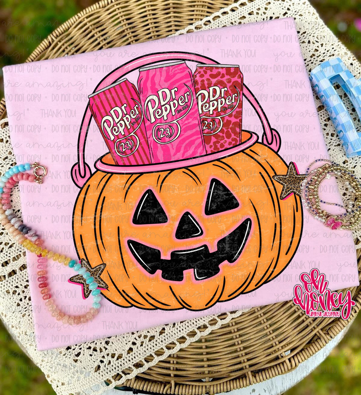 Pink Doctor P Pumpkin Bucket