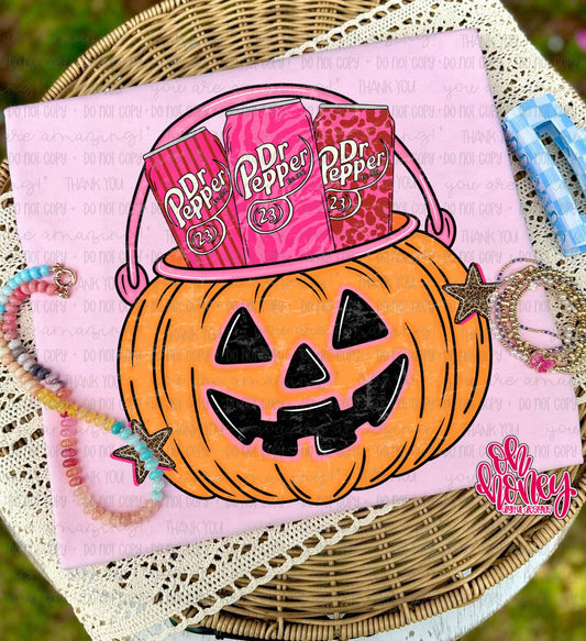 Pink Doctor P Pumpkin Bucket