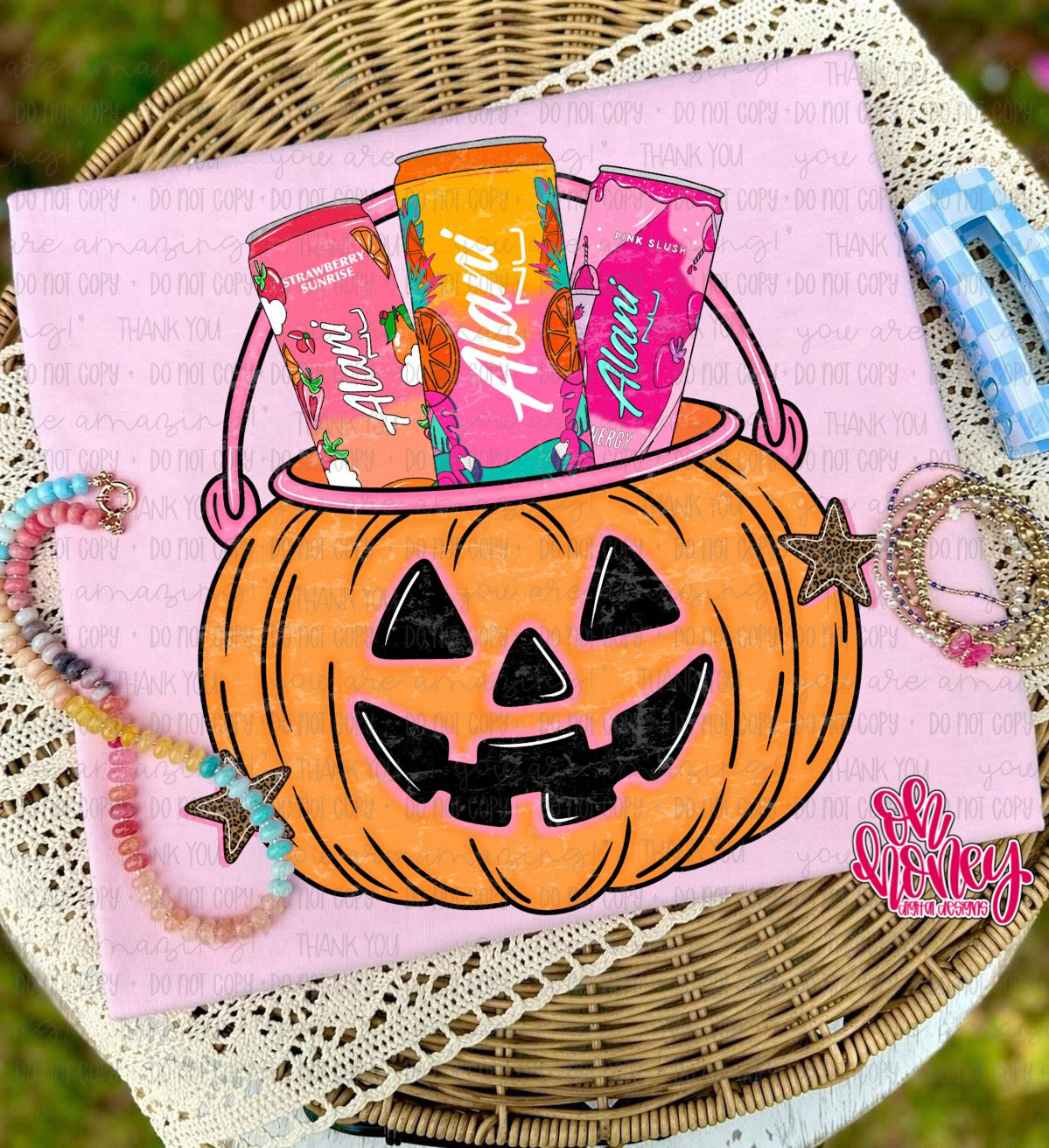 Energy Drink Pumpkin Bucket