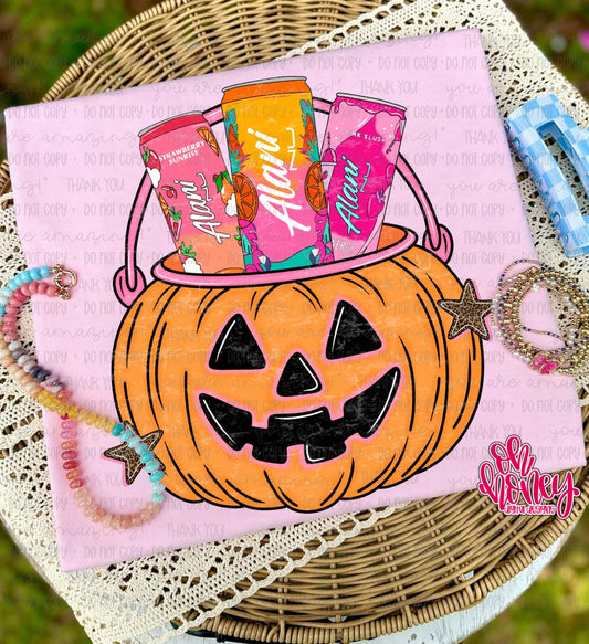 Energy Drink Pumpkin Bucket