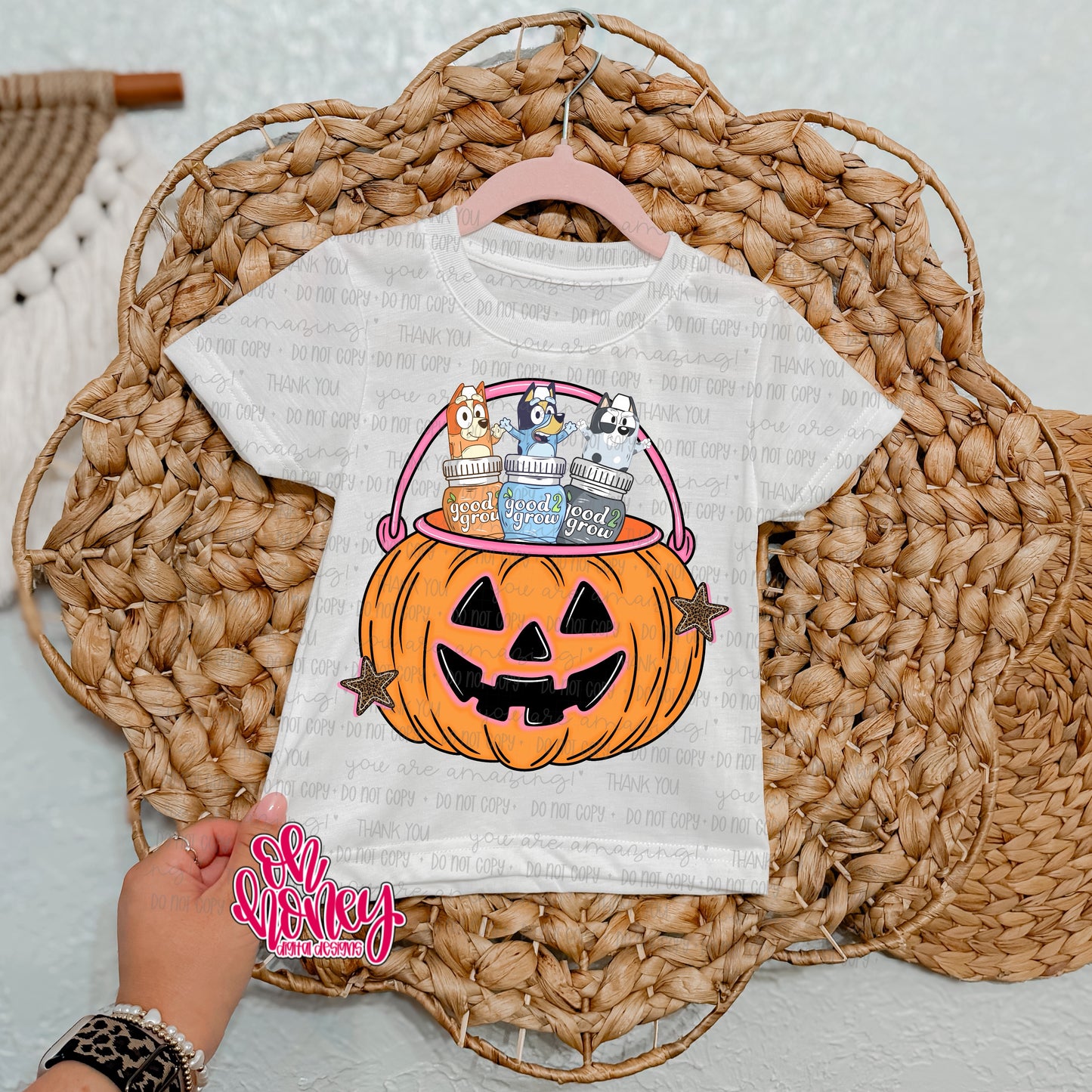 Blue G2G Pumpkin Bucket