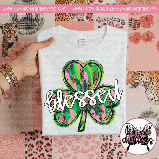 Blessed Shamrock - PNG FEBRUARY 2025