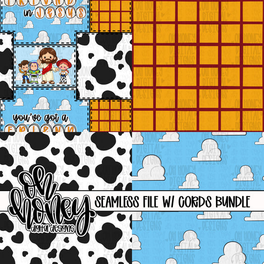 You've Got A Friend in Jesus - WITH COORDINATING SEAMLESS FILES