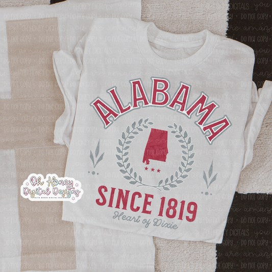 Alabama - Varsity - PNG MAY 2025