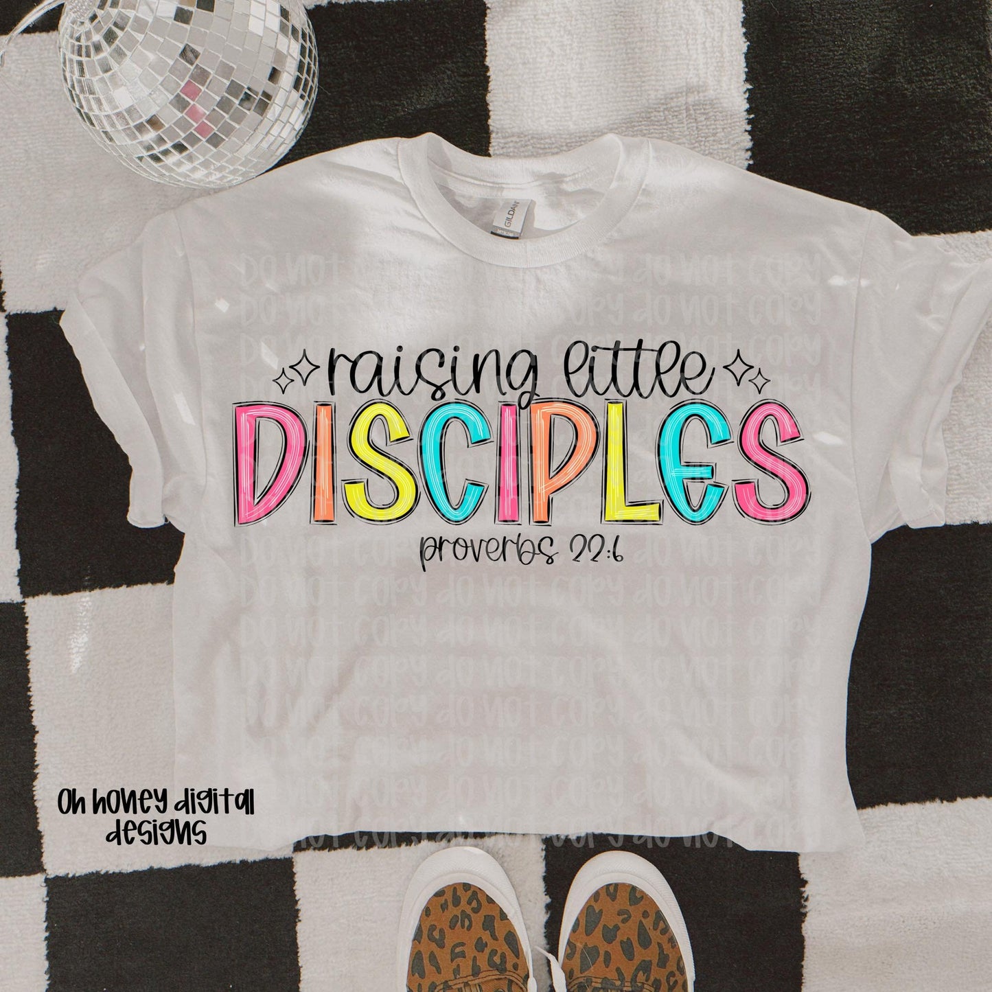 Raising Little Disciples Colorful PNG Proverbs 22:6