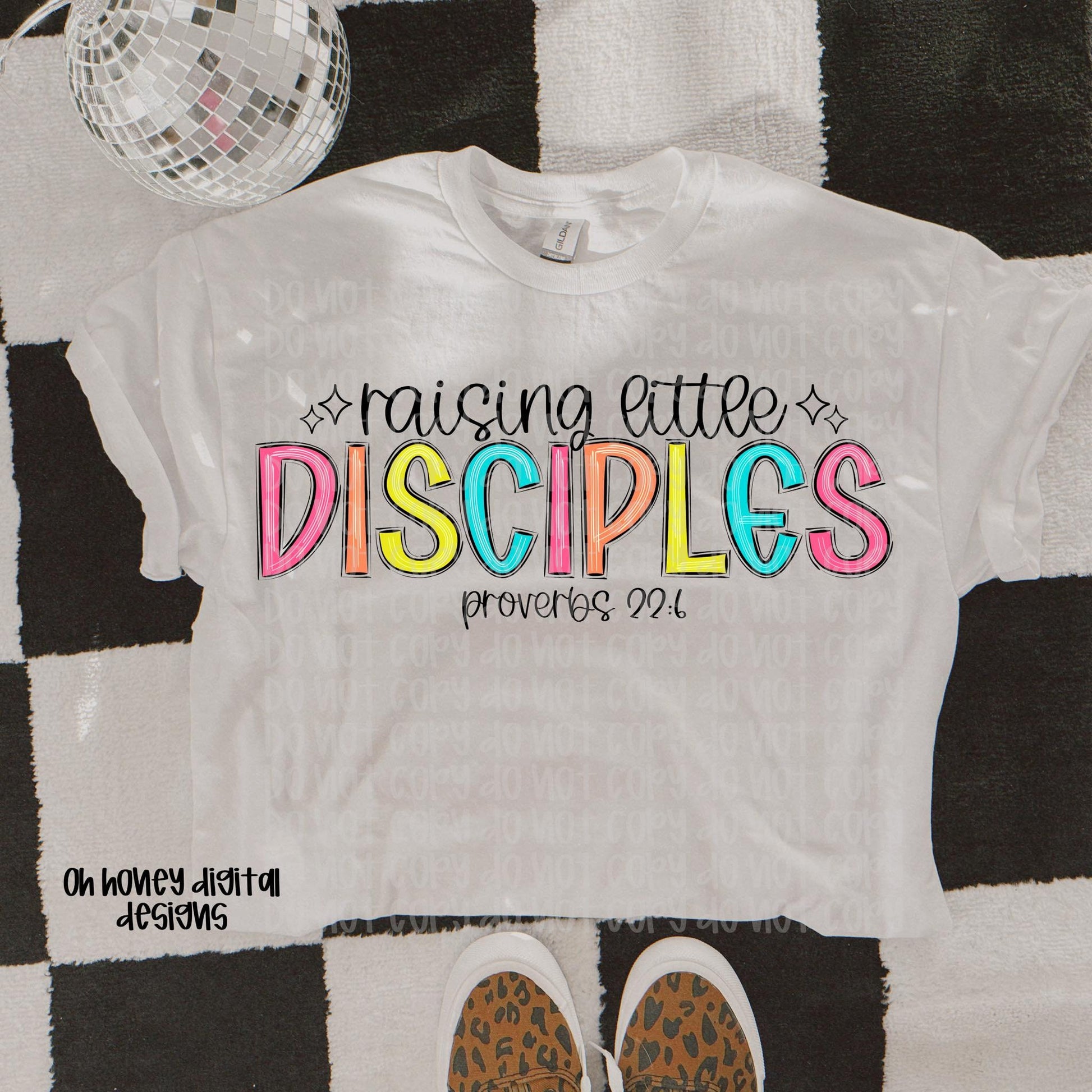 Raising Little Disciples Colorful PNG Proverbs 22:6