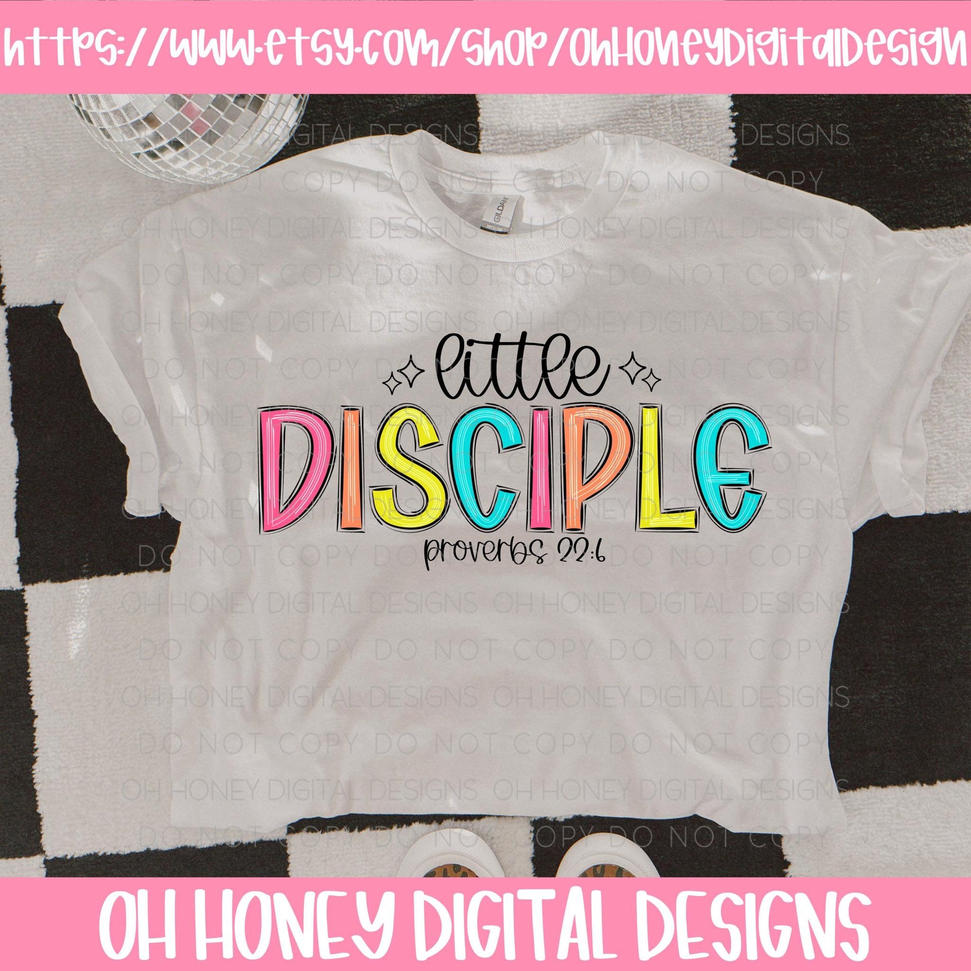 Little Disciple Colorful PNG Proverbs 22:6