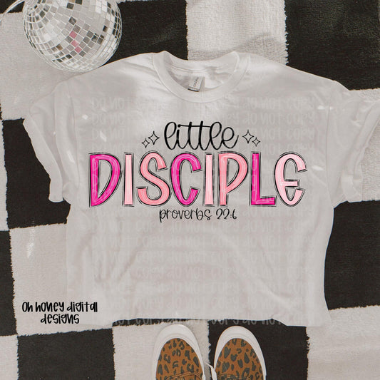 Little Disciple Pinks PNG Proverbs 22:6