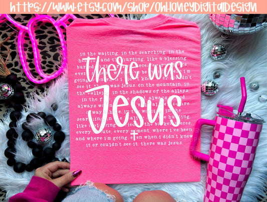 There was Jesus PNG White