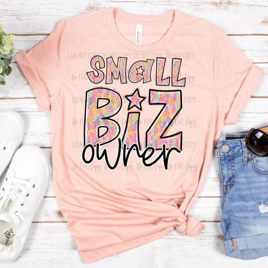 Small Biz Owner Dalmation Paint Stroke Mascot - Digital Design - Instant Download