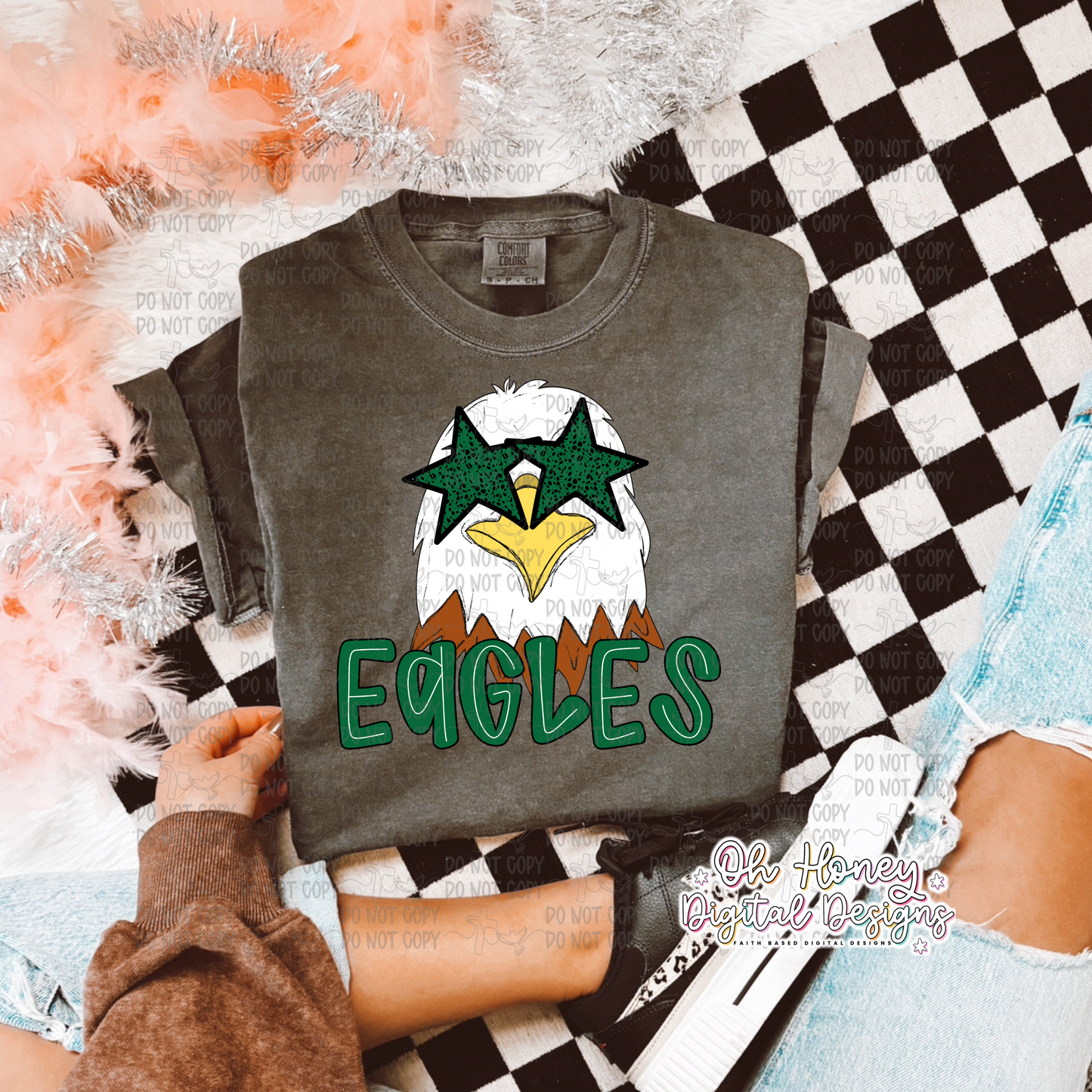 Green Eagles - Mascot - PNG JUNE 2025