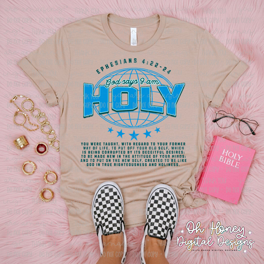 God Says I Am Holy - PNG - MAY 2025