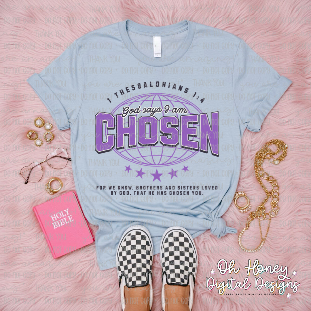 God Says I Am Chosen - PNG - MAY 2025
