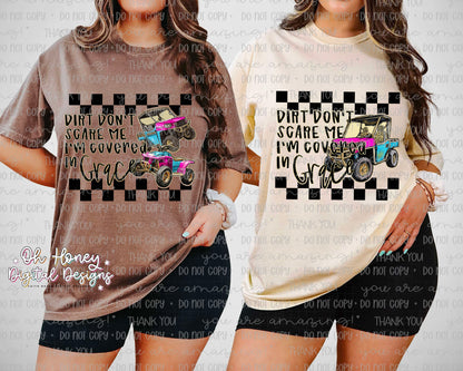 Dirt Don’t Scare Me I’m Covered In Grace - Single - PNG - MAY 2025