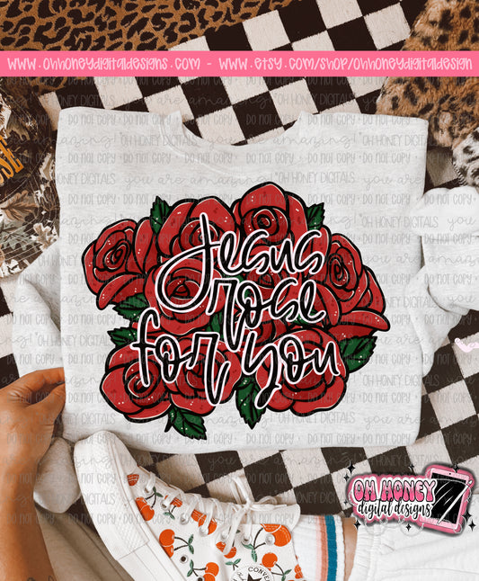 Jesus Rose For You - PNG March 2025